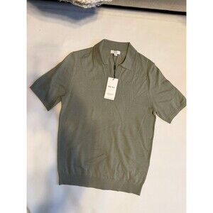 NWT Reiss Duchie Short Sleeve Merino Wool Polo Sweater. Sz Small. Retails $155
